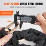 Bike Chain Lock, 5.91 Ft Security Bicycle Chain Lock, Heavy Duty Metal Steel Anti-Theft High Security Bike Locks, Perfect for Bi