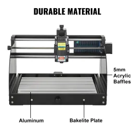 CNC 3018 Pro CNC Router 300ã - 180ã - 45 mm CNC Machine 5.5W Grbl Control Mini Laser Gravering med offline controller 3 Axis