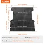 Truck Bed Mat Fit 2022-2024 Toyota Tundra TPE Truck Bed Liner