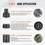 Spindelmøtrikstikværktøj Kit 1/2 tommer drev 6 stykker
