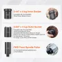 Spindle Nut Socket Tool Kit, 1/2 inch Drive 6 Piece Axle Hub Nut Socket Set, for Toyota, Ford, 4WD Vehicles and GM Vehicles, wit