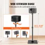Projector Stand, Projector Floor Stand Adjustable Height from 30.3 to 63.4 in, Projector Mount with Tray, Ideal for Outdoor Movi