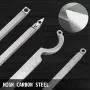 Wood Turning Tools for Lathe 4 PCS Set, Carbide Lathe Tools with Diamond Shape, Round, Square Cutters, Turning Lathe Chisels wit