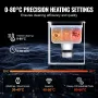 1.3L Ultrasonic Cleaner 50W Cleaning Machine Timer Basket &