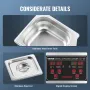 1.3L Ultrasonic Cleaner 50W Cleaning Machine Timer Basket &