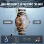 1.3L Ultrasonic Cleaner 50W Cleaning Machine Timer Basket &