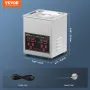 1.3L Ultrasonic Cleaner 50W Cleaning Machine Timer Basket &