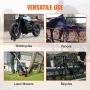 Bike Chain Lock, 3.28 Ft Bicycle Chain Lock with 4 Keys, Heavy Duty Metal Steel Anti-Theft High Security Bike Locks, Perfect for