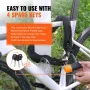 Bike Chain Lock, 3.28 Ft Bicycle Chain Lock with 4 Keys, Heavy Duty Metal Steel Anti-Theft High Security Bike Locks, Perfect for