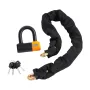 Bike Chain Lock, 3.28 Ft Bicycle Chain Lock with 4 Keys, Heavy Duty Metal Steel Anti-Theft High Security Bike Locks, Perfect for