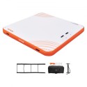 Inflatable Floating Dock 10x10FT Inflatable Dock Platform Mat with Ladder