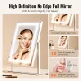 Vanity Mirror with Lights, Three Color Lighting Modes, Lighted Makeup LED Mirror, and 5X Magnification Mirror, Smart Touch Contr