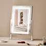 Oplyset makeup spejl 3 farve forfængelighed med 5x forstørrelse