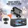 Snow Machine, 2000W, Swing Snow Making Machine with 5L Tank, Wired & Wireless Remote Control Snowflake Maker, High Output Indoor