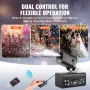 Snow Machine, 2000W, Swing Snow Making Machine with 5L Tank, Wired & Wireless Remote Control Snowflake Maker, High Output Indoor