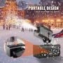 Snow Machine, 2000W, Swing Snow Making Machine with 5L Tank, Wired & Wireless Remote Control Snowflake Maker, High Output Indoor