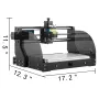 CNC 3018 PRO CNC Router 300ã - 180ã - 45mm CNC Machine 500MW