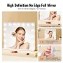 Hollywood Vanity Mirror With Lights w/ USB Desktop Wall-mount 58x46 cm