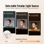 Hollywood Vanity Mirror med lys m/ USB Type C Desktop Wallmount