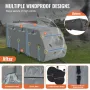 Travel Trailer Cover, 28-31 ft RV Cover, Top 300D Oxford Fabric Camper Cover, Waterproof, Windproof and Rip-Stop Class A RV Cove