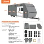 Trailer Travel RV Cover 28-31 ft klasse A Camper Cover 300D