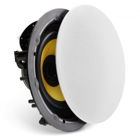 8 in Ceiling Speakers 200-Watts Flush Mount Ceiling & in-Wall Speakers