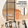 Kæledyrsfodringsstation med opbevaring af hundemad og