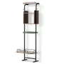 Pet Feeding Station with Storage, Elevated Dog Bowls, Raised Dog Bowl Stand, Dog Food Storage and Feeder Station with Storage Sh