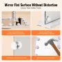 Hollywood Vanity Mirror With Lights, 12 Dimmable Bulbs & 3 Color Lighting Modes, Makeup Mirror with Detachable 5X Magnification,