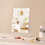 Hollywood Vanity Mirror With Lights, 12 Dimmable Bulbs & 3 Color Lighting Modes, Makeup Mirror with Detachable 5X Magnification,