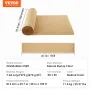 Burlap Fabric Roll, 36” x 150 ft & 50 x 50 High Density Wide Natural Burlap Fabric Rolls, Jute Fabric Burlap Tree Wrap Roll, for