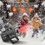 Snow Machine, 800W, Handheld/Hanging Snow Making Machine with LED Light & 1L Tank, Remote Control Snowflake Maker, High Output I