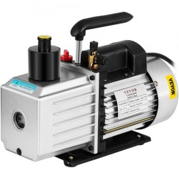 8CFM Two-Stage Rotary Vane Professional Vacuum Pump 15Micron 3/4HP