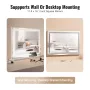 Lighted Makeup Mirror 3 Color Vanity w/ USB Desktop Wall-mount 80x55.1 cm