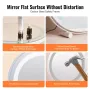 20â €  Vanity Mirror With Lights LED Makeup Round m/ Smart