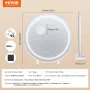 20â €  Vanity Mirror With Lights LED Makeup Round m/ Smart