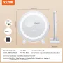 12” Vanity Mirror With Lights, LED Makeup Mirror 3 Color Lighting Modes, with 5X Magnification Mirror, Smart Touch Control, 360°