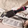 Hair Blow Dryer Brush, 4 in 1 Ionic Hair Dryer Styler and Volumizer with Electroplated Titanium & 75mm Ceramic Coating Oval Barr