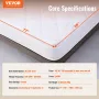 Heated Mattress Pad, 195 x 165 cm, Queen Electric Bed Warmer with 4 Heat Settings Control, 12-Hour Timer, 8-Hour Auto Off,All Ar