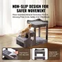 Pet Bunk Bed with Removable Stairs, Dog/Cat Window Perch with Storage, Multi-Level Bed Window Perch Dog Bedside Sleeper Couch, S