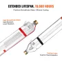 100W CO2 Laserrør 57 i / 1450 mm Borosilikat Glaslaserskærerrør