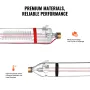 100W CO2 Laser Tube, 57 in (1450 mm) Length, 3.1 in (80 mm) Dia Borosilicate Glass Laser Cutter Tube with Metal Head, 10,000hr W