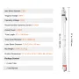 100W CO2 Laserrør 57 i / 1450 mm Borosilikat Glaslaserskærerrør