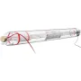 100W CO2 Laserrør 57 i / 1450 mm Borosilikat Glaslaserskærerrør