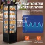 Kølet skærmbageri Display Køleskab 9.8 Cu ft/278L 5-lags