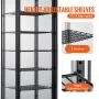 Refrigerated Display Case, 9.8 Cu.Ft./278L Large Pastry Display Case, 5-Tier Commercial Display Refrigerator with LED Lighting, 