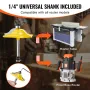 Routerbits indstiller 3 stykker carbid router bit 1/4 tommer
