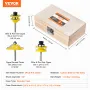 Routerbits indstiller 3 stykker carbid router bit 1/4 tommer