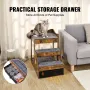 Pet Bunk Bed with Removable Stairs, Dog/Cat Window Perch with Storage, Multi-Level Bed Window Perch Dog Bedside Sleeper Couch, S