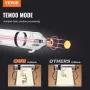 90W CO2 Laser Tube, 49.2 in (1250 mm) Length, 3.1 in (80 mm) Dia Borosilicate Glass Laser Cutter Tube with Metal Head, 10,000hr 